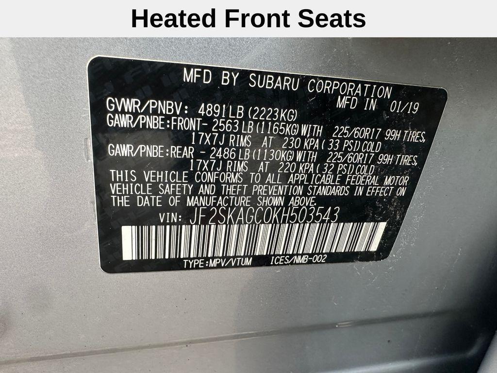 used 2019 Subaru Forester car, priced at $18,982