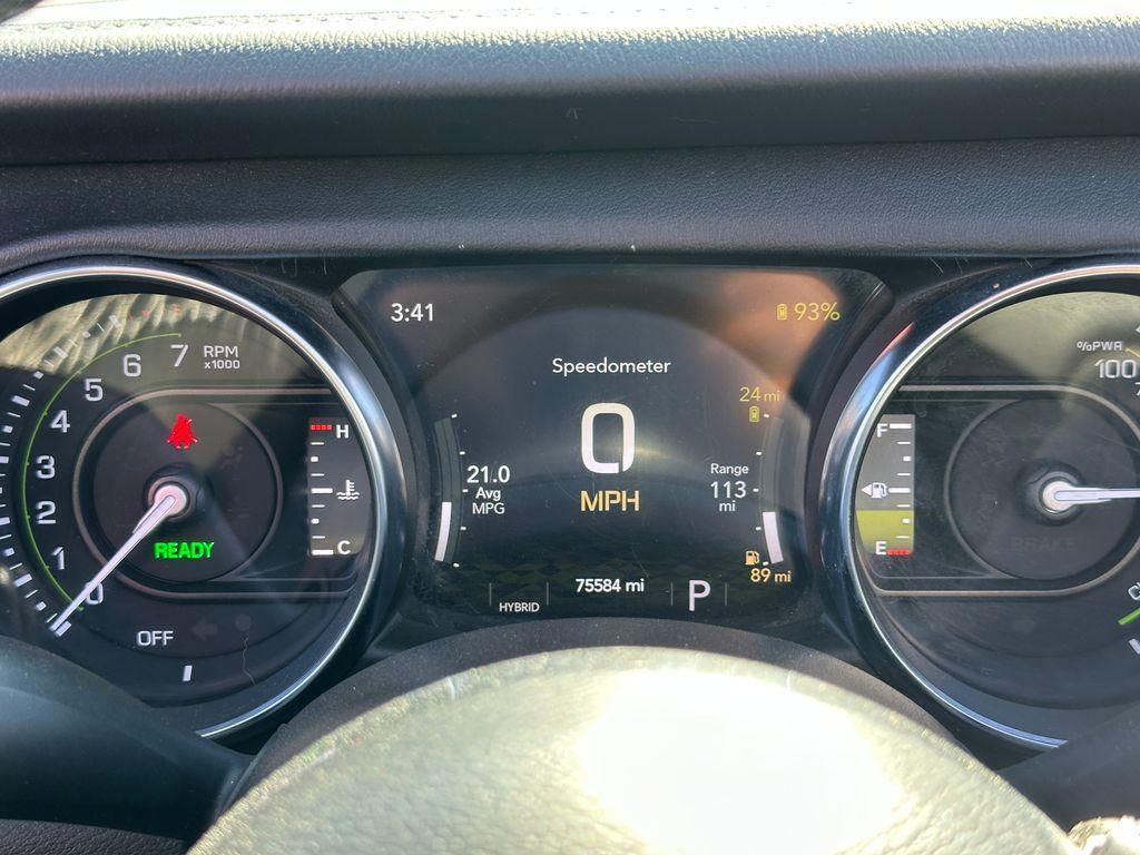 used 2021 Jeep Wrangler Unlimited 4xe car, priced at $22,354