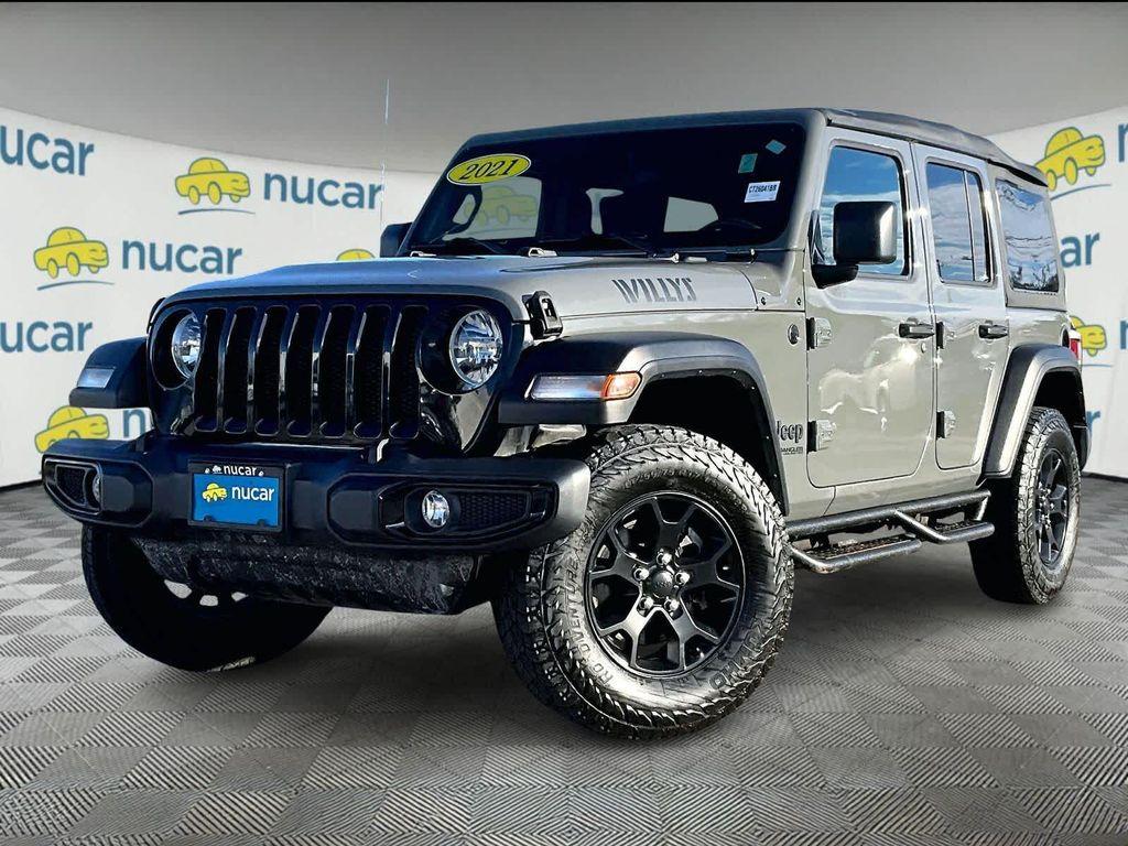 used 2021 Jeep Wrangler Unlimited car, priced at $26,369