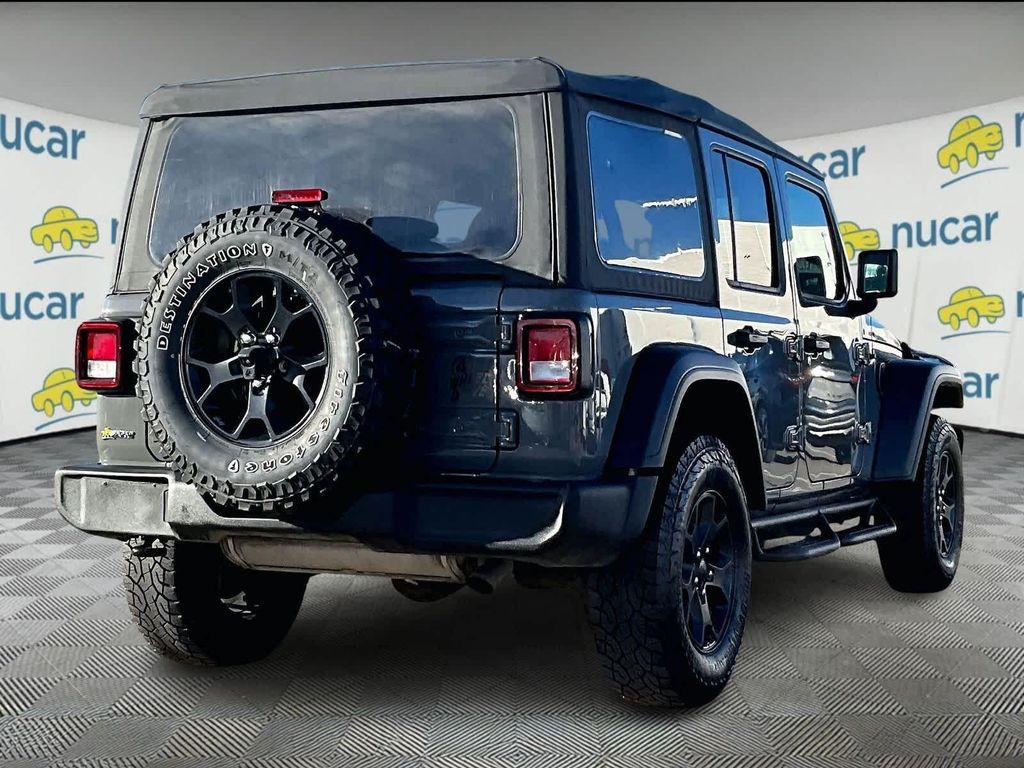 used 2021 Jeep Wrangler Unlimited car, priced at $26,369