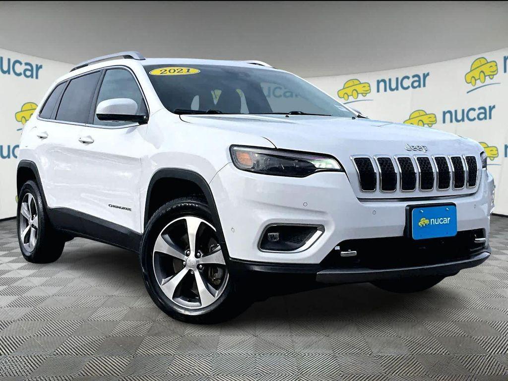 used 2021 Jeep Cherokee car, priced at $20,111