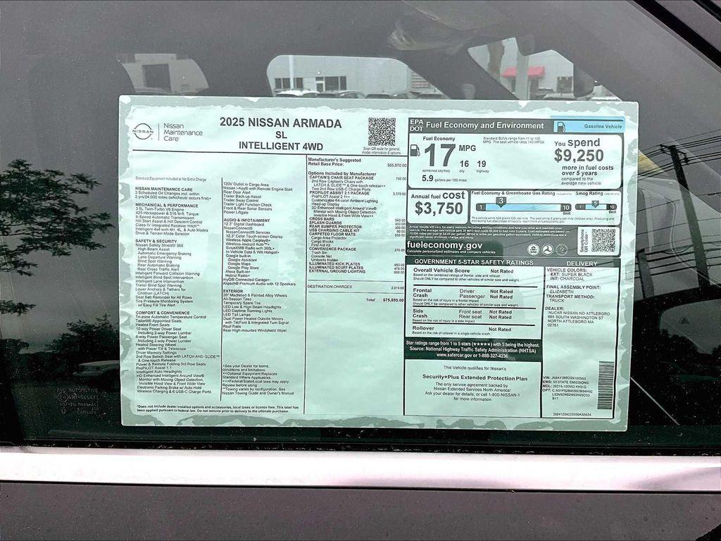 new 2025 Nissan Armada car, priced at $69,297