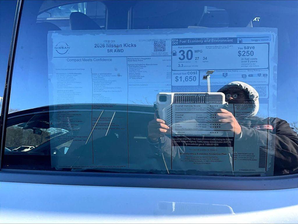 new 2026 Nissan Kicks car, priced at $30,749