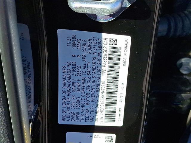 used 2022 Honda Civic Si car, priced at $27,496