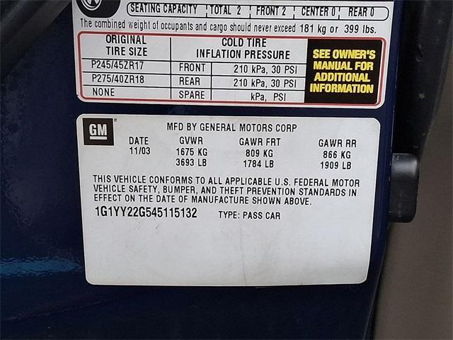 used 2004 Chevrolet Corvette car, priced at $17,888