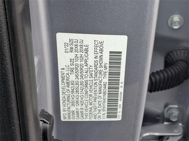 used 2022 Honda Pilot car, priced at $36,498