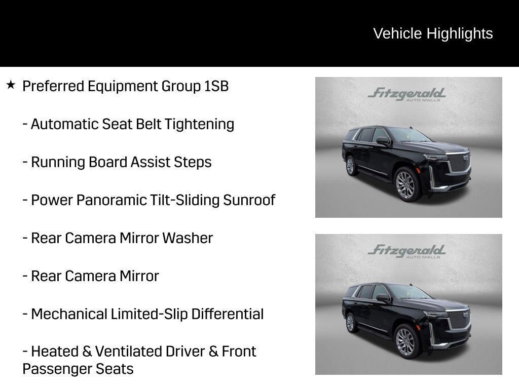 used 2023 Cadillac Escalade car, priced at $71,995