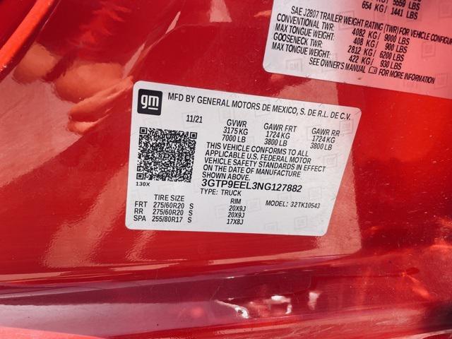 2022 Cardinal Red GMC Sierra 1500
