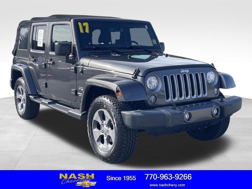 used 2017 Jeep Wrangler Unlimited car, priced at $21,990