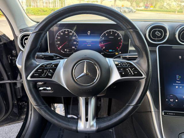 used 2022 Mercedes-Benz C-Class car, priced at $29,491