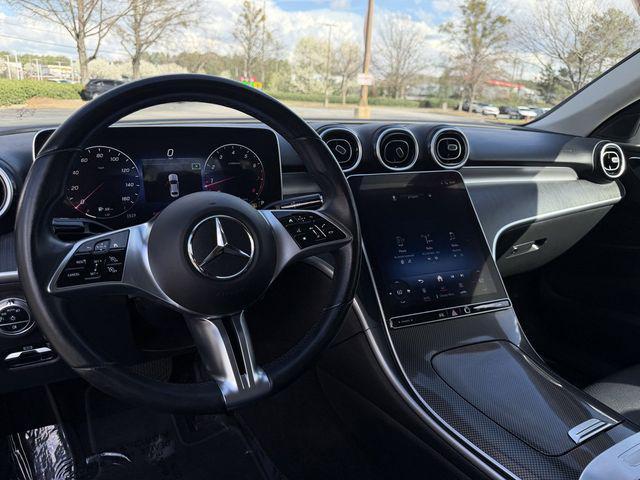 used 2022 Mercedes-Benz C-Class car, priced at $29,491