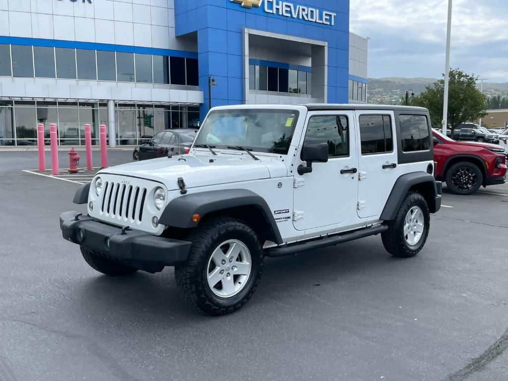 used 2018 Jeep Wrangler JK Unlimited car, priced at $17,999