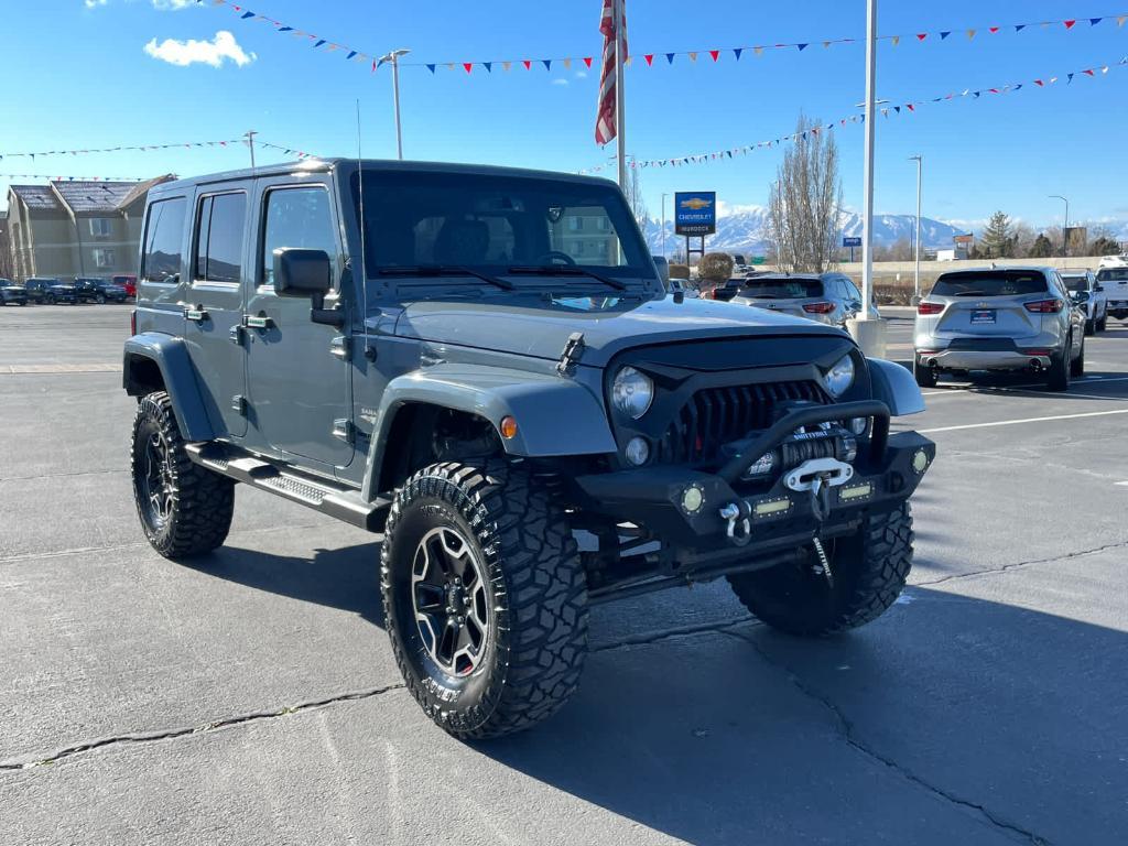 used 2015 Jeep Wrangler Unlimited car, priced at $14,990