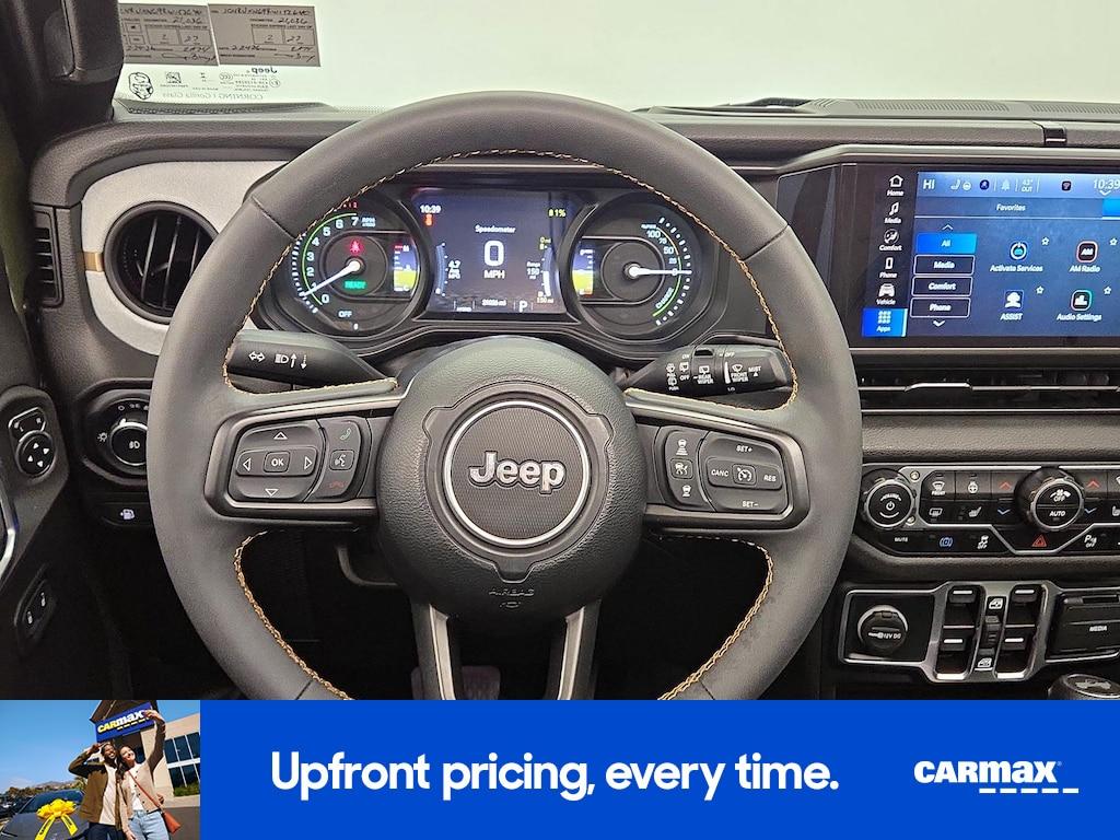 used 2024 Jeep Wrangler 4xe car, priced at $34,998