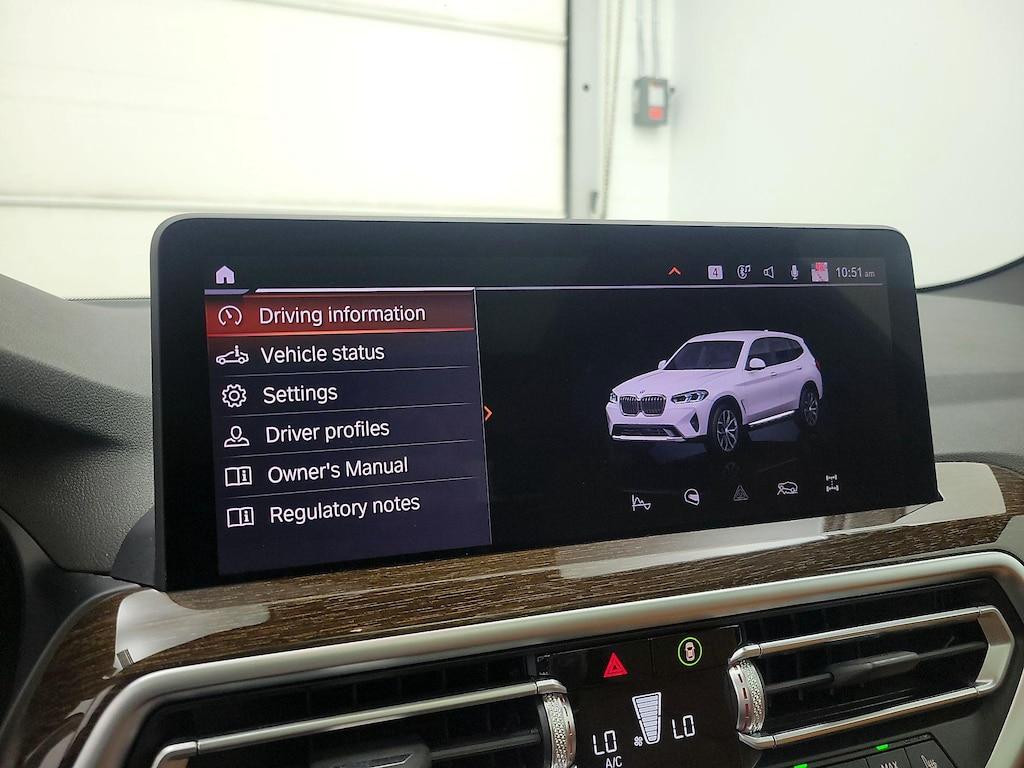 used 2023 BMW X3 car, priced at $37,998