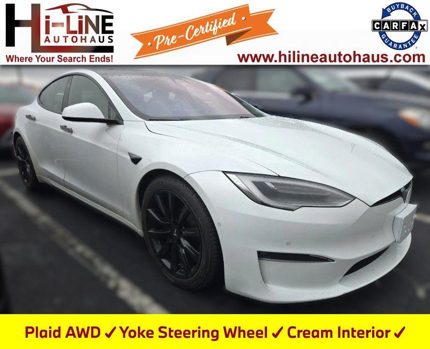 used 2021 Tesla Model S car, priced at $51,910