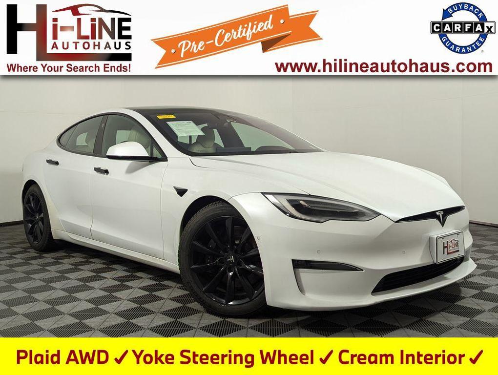 used 2021 Tesla Model S car, priced at $51,177
