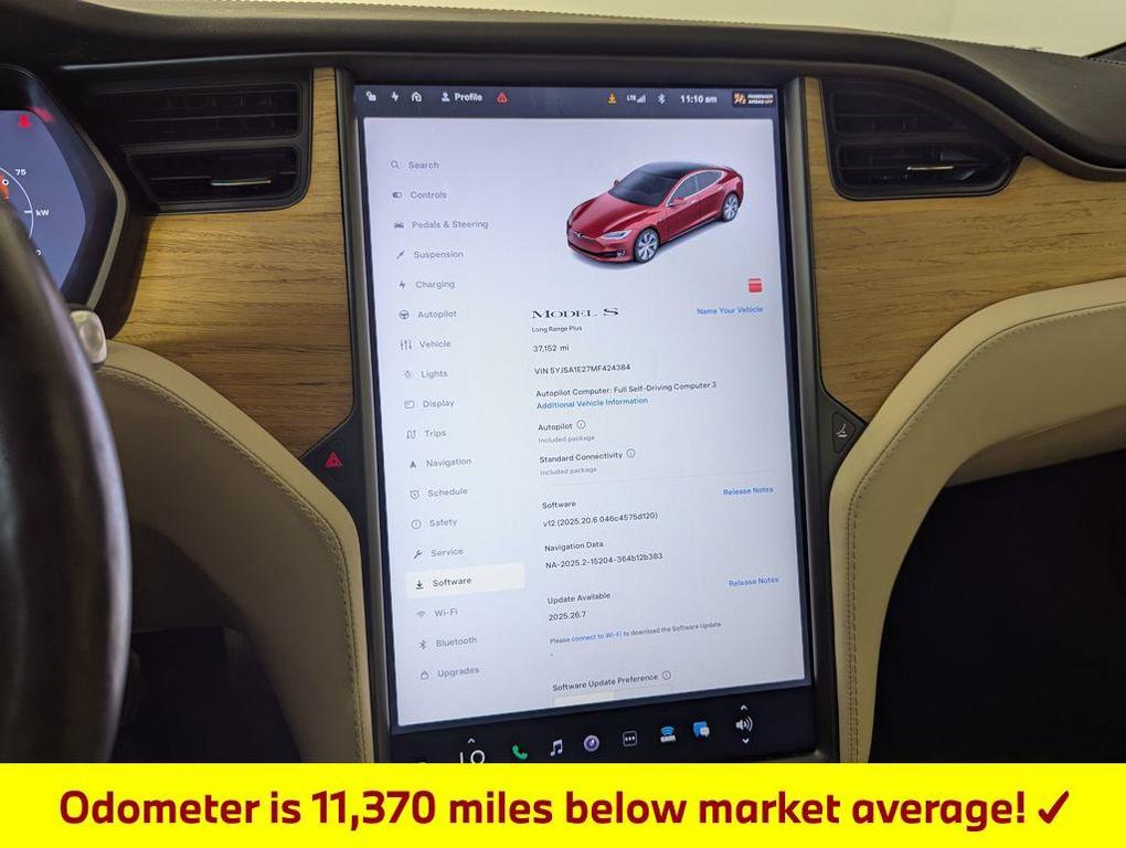 used 2021 Tesla Model S car, priced at $37,963