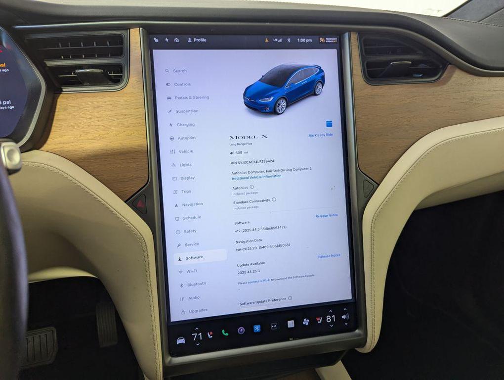 used 2020 Tesla Model X car, priced at $37,219