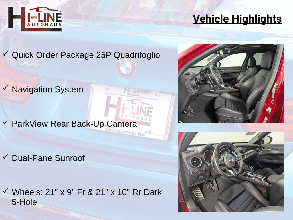 used 2023 Alfa Romeo Stelvio car, priced at $53,000