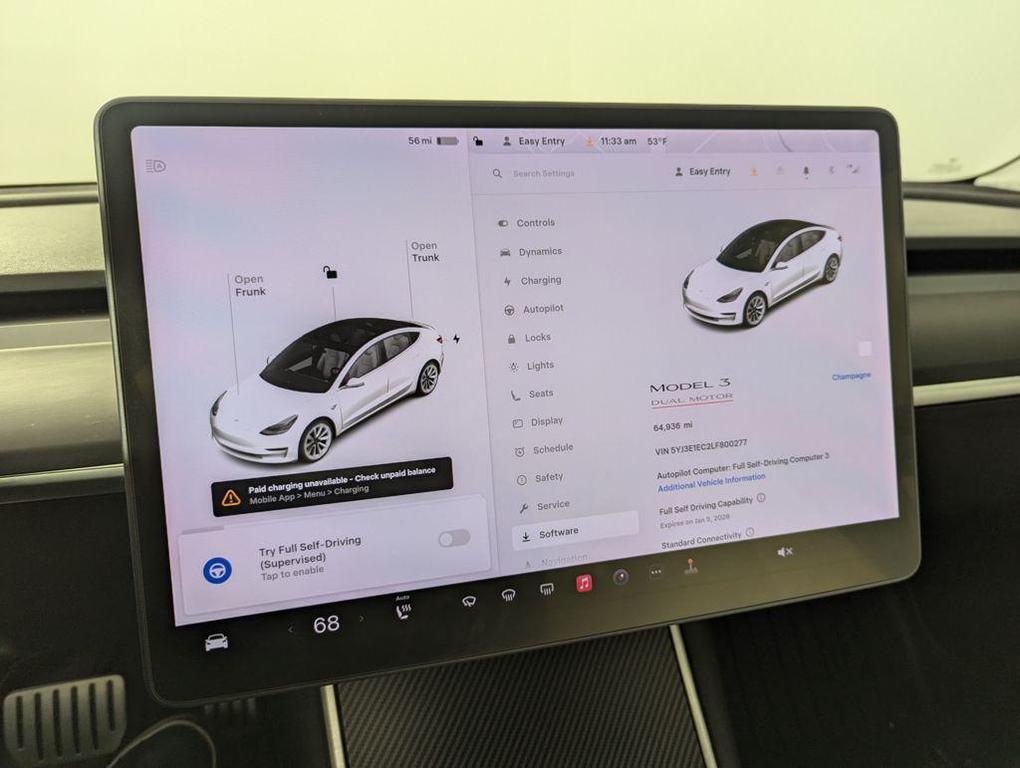 used 2020 Tesla Model 3 car, priced at $24,209