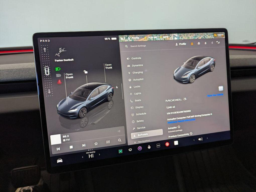 used 2024 Tesla Model 3 car, priced at $32,500