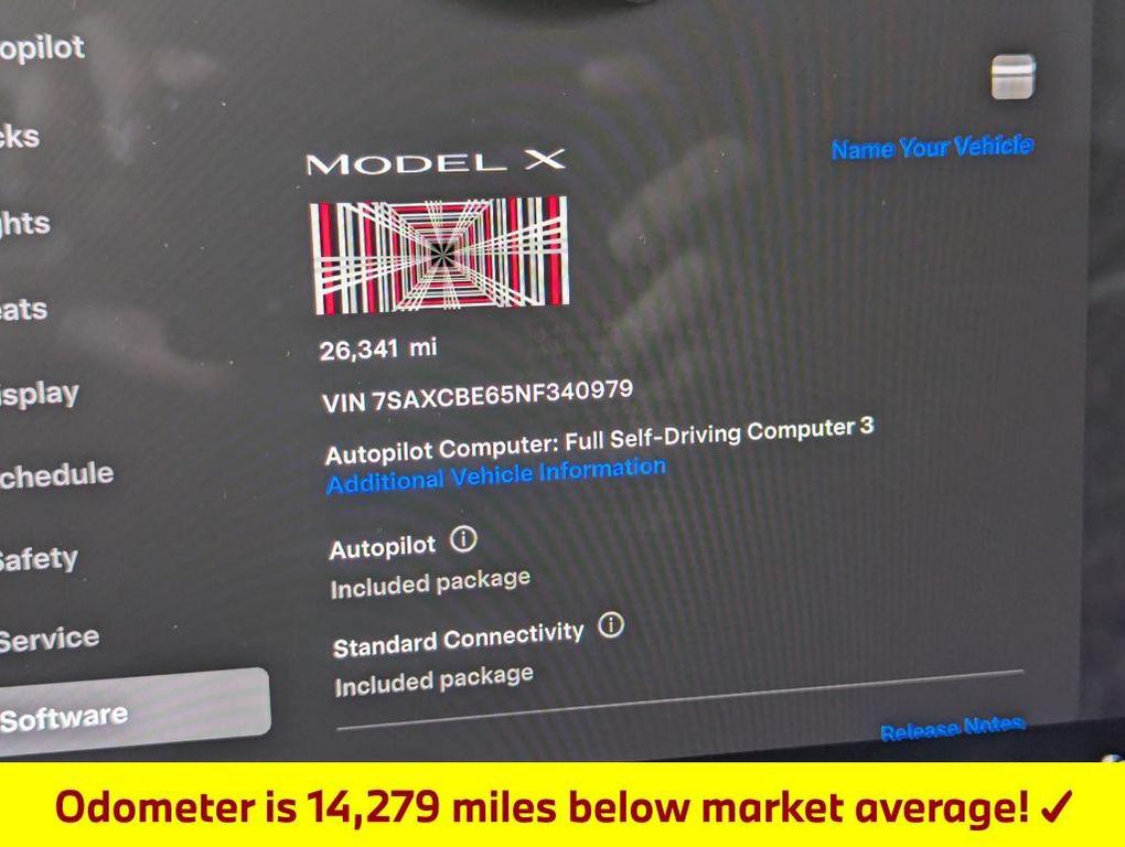 used 2022 Tesla Model X car, priced at $60,997
