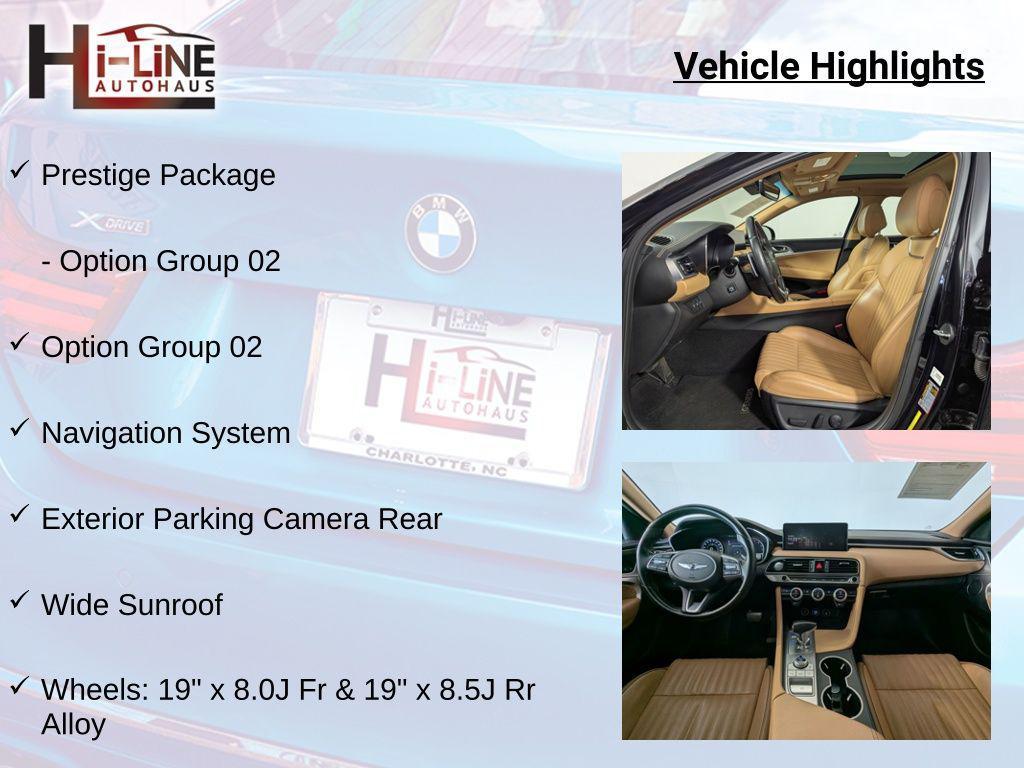 used 2022 Genesis G70 car, priced at $24,500