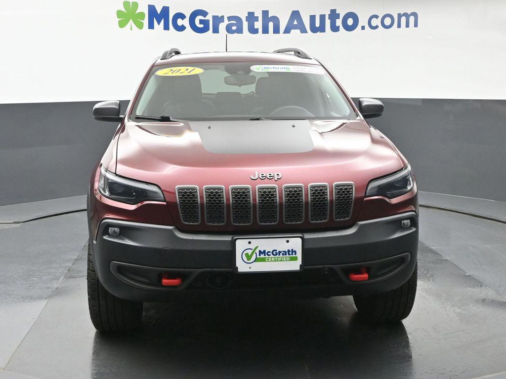 used 2021 Jeep Cherokee car, priced at $17,249