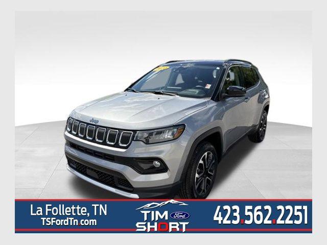 used 2022 Jeep Compass car, priced at $23,695