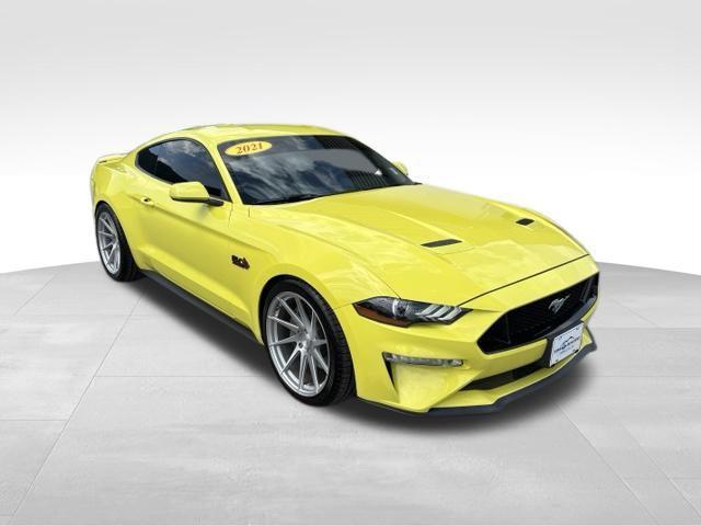 used 2021 Ford Mustang car, priced at $36,877