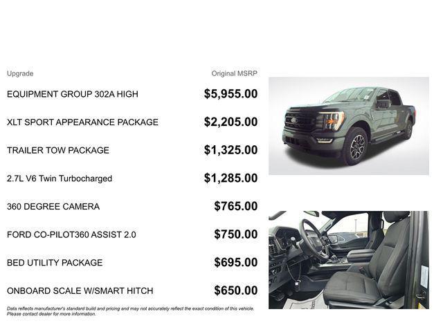 used 2023 Ford F-150 car, priced at $38,998