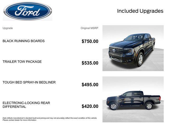 new 2025 Ford Ranger car, priced at $36,038
