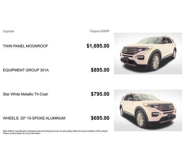 used 2022 Ford Explorer car, priced at $33,900