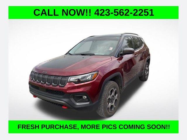 used 2022 Jeep Compass car, priced at $21,551