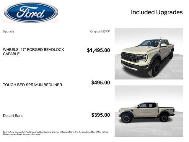 new 2025 Ford Ranger car, priced at $59,988