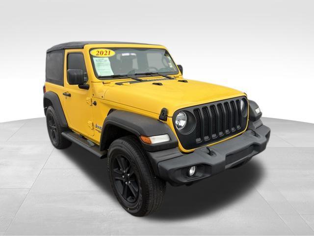 used 2021 Jeep Wrangler car, priced at $23,499