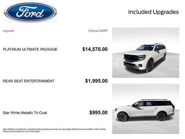 new 2026 Ford Expedition Max car, priced at $93,488