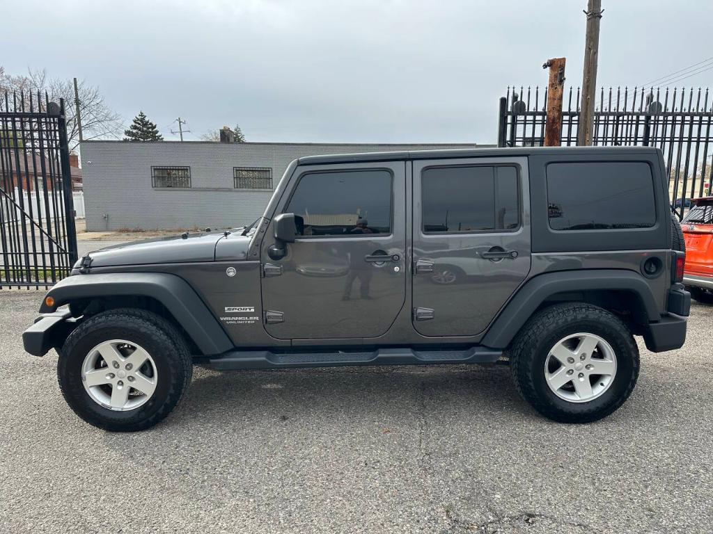 used 2017 Jeep Wrangler Unlimited car, priced at $17,995