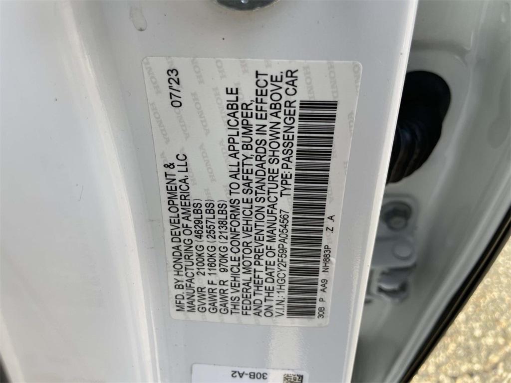 used 2023 Honda Accord Hybrid car, priced at $22,995