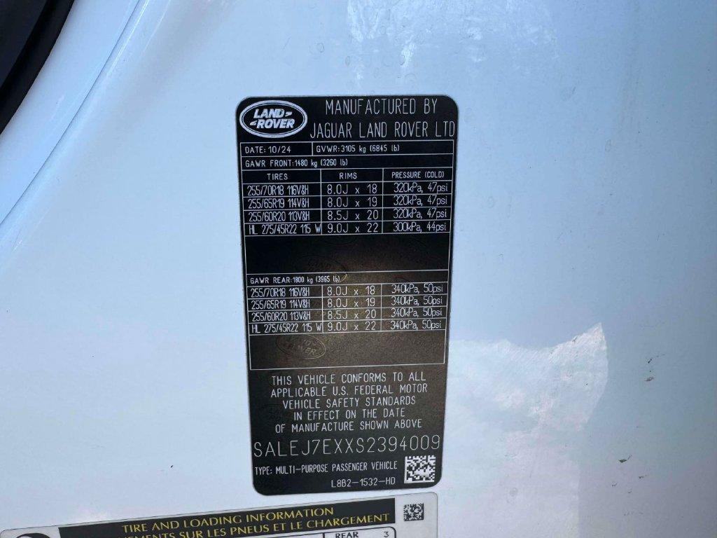 used 2025 Land Rover Defender car, priced at $49,316