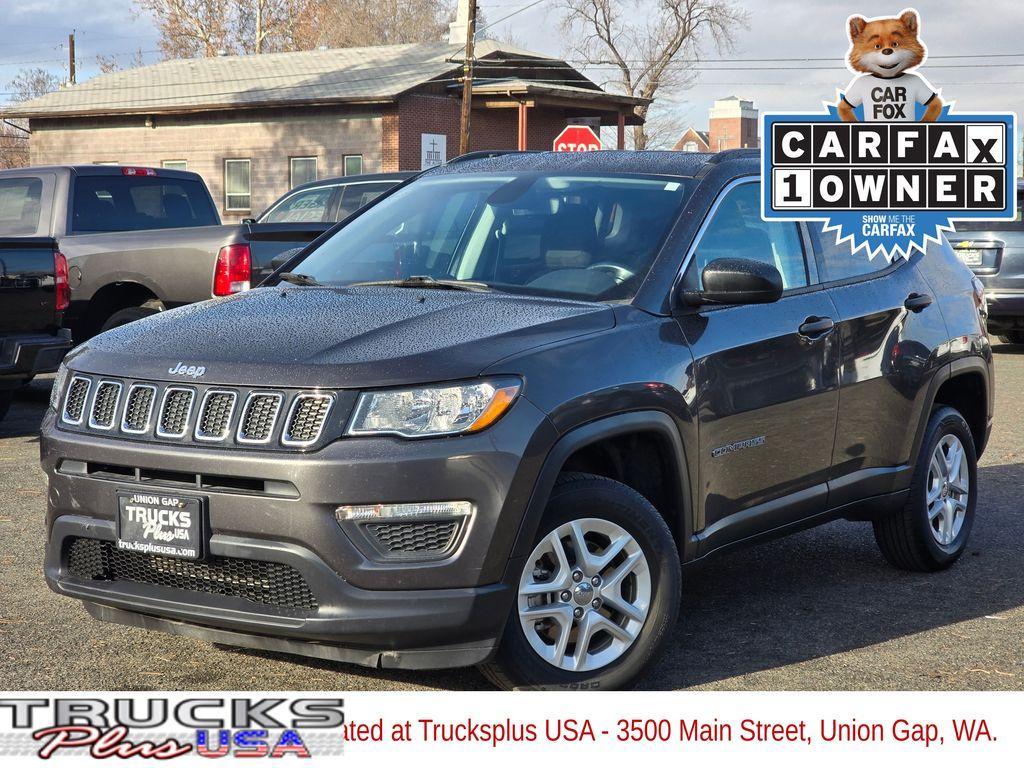 used 2021 Jeep Compass car, priced at $17,389