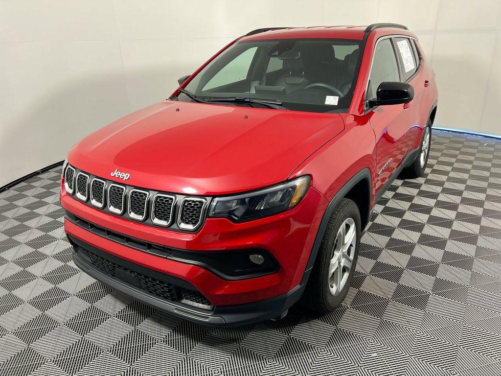 used 2024 Jeep Compass car, priced at $18,500