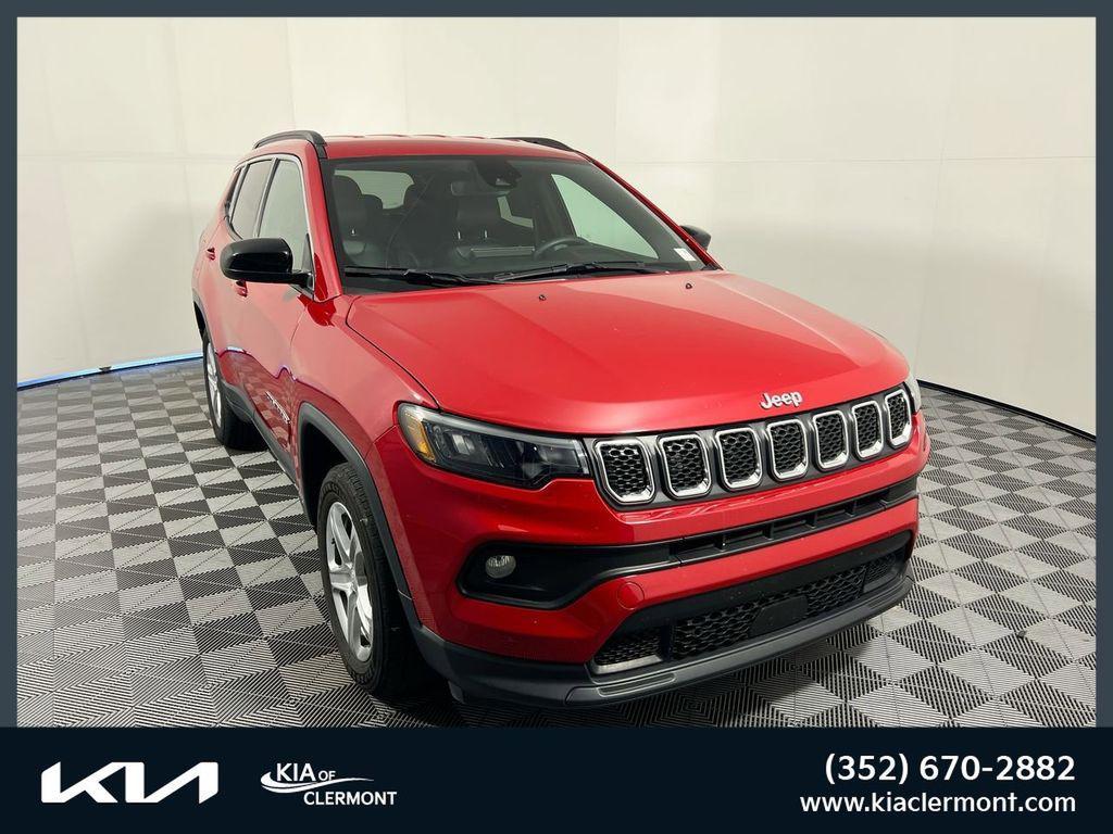 used 2024 Jeep Compass car, priced at $18,500