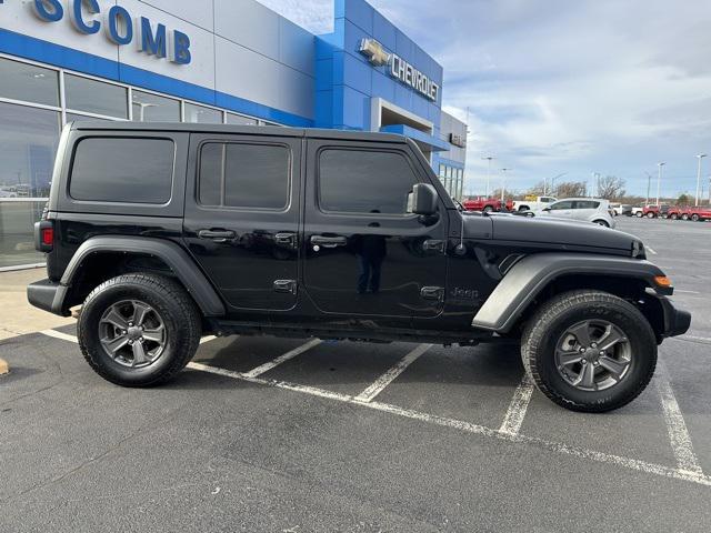 used 2021 Jeep Wrangler Unlimited car, priced at $21,891