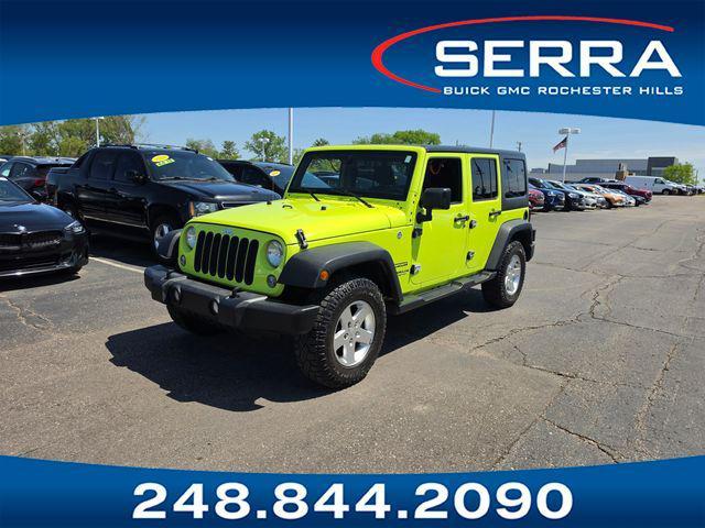 used 2016 Jeep Wrangler Unlimited car, priced at $13,893