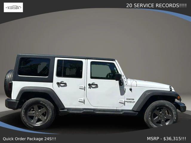 used 2016 Jeep Wrangler Unlimited car, priced at $11,995