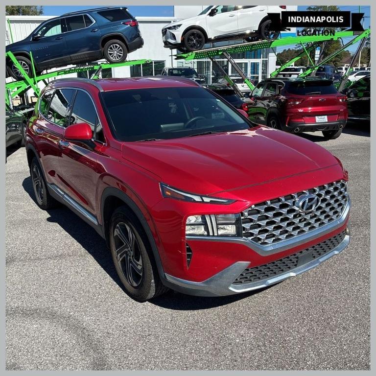 used 2021 Hyundai Santa Fe car, priced at $17,400