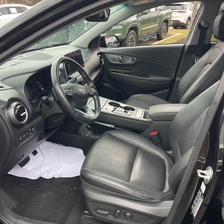 used 2021 Hyundai Kona EV car, priced at $16,250