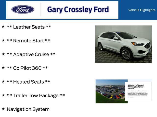 used 2022 Ford Edge car, priced at $23,500